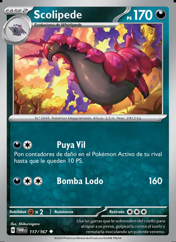 Image of the card Scolipede