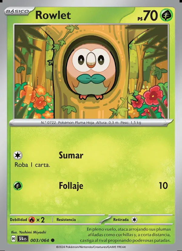 Image of the card Rowlet