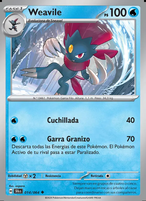 Image of the card Weavile