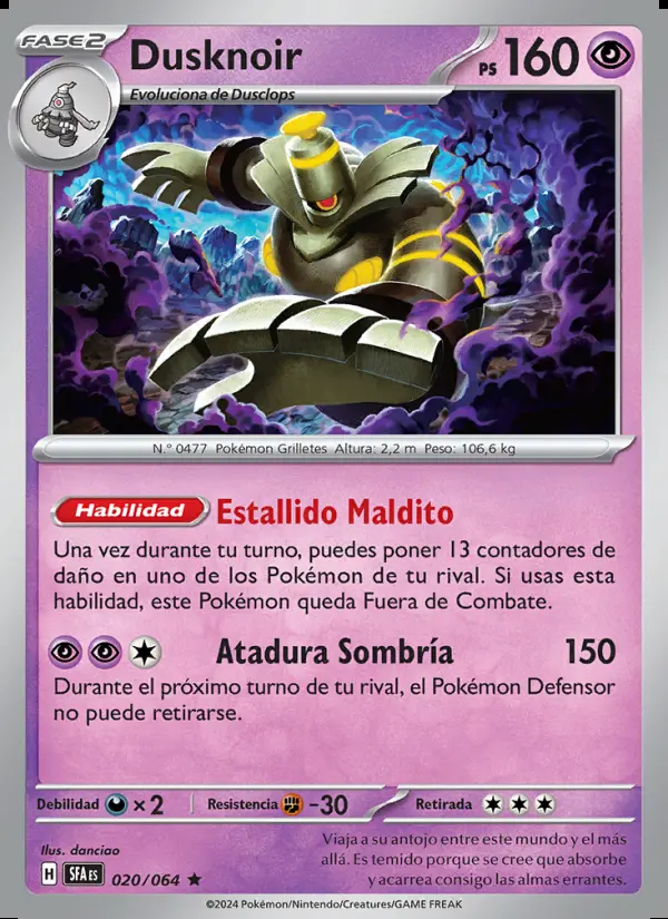 Image of the card Dusknoir