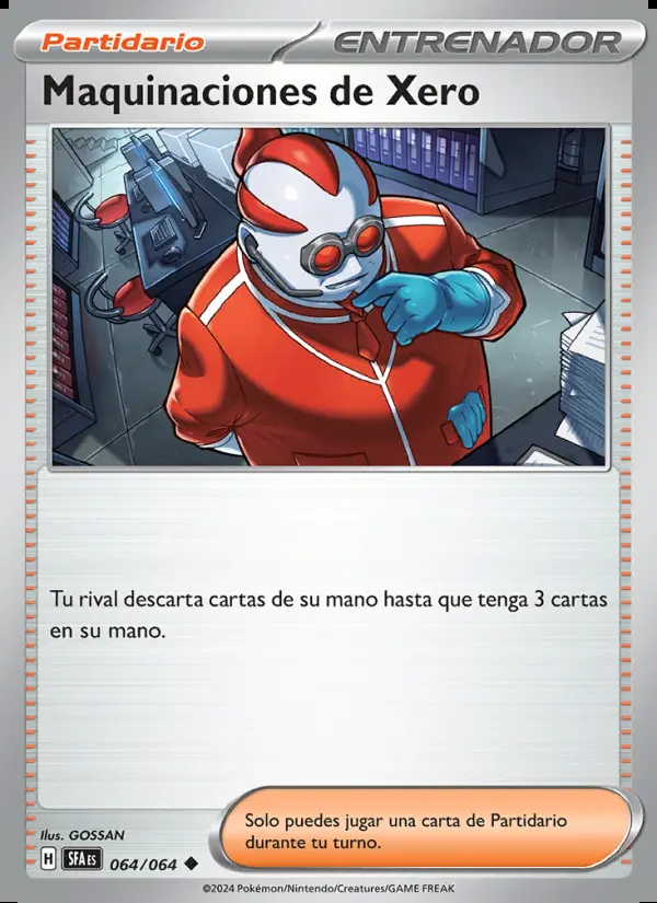 Image of the card Maquinaciones de Xero