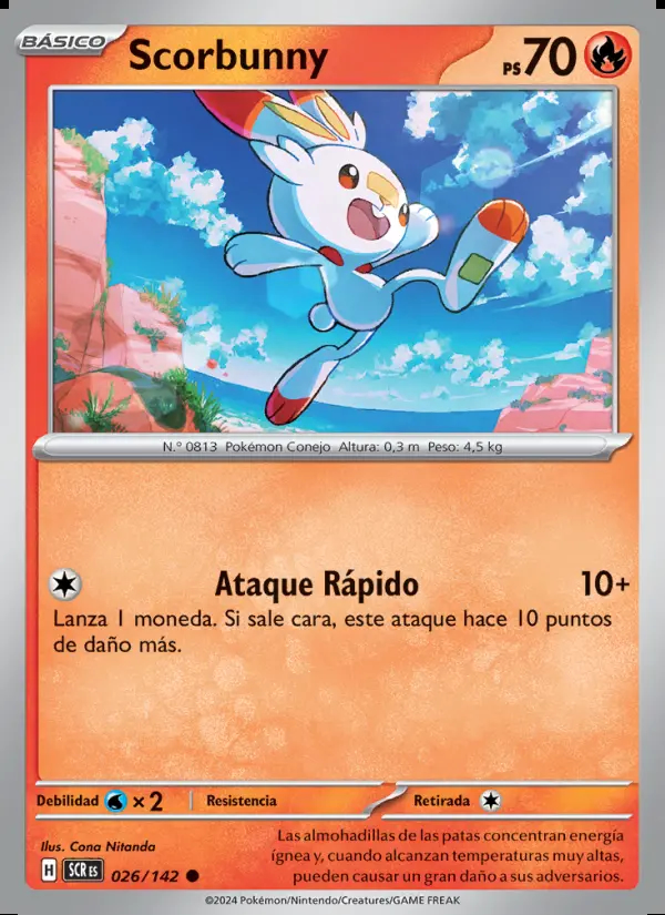 Image of the card Scorbunny