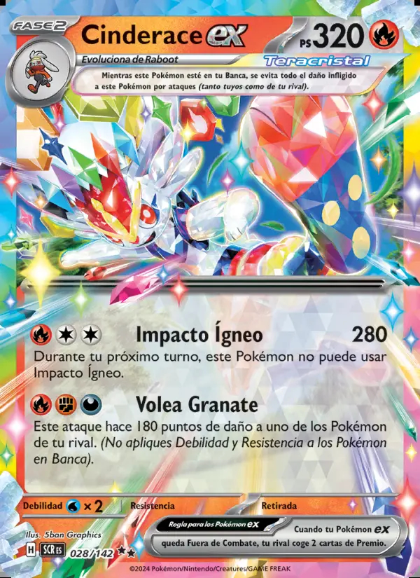 Image of the card Cinderace ex