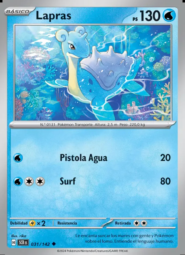 Image of the card Lapras