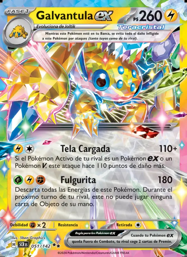 Image of the card Galvantula ex