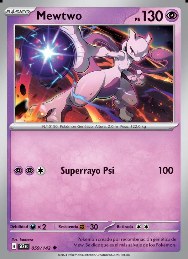 Image of the card Mewtwo