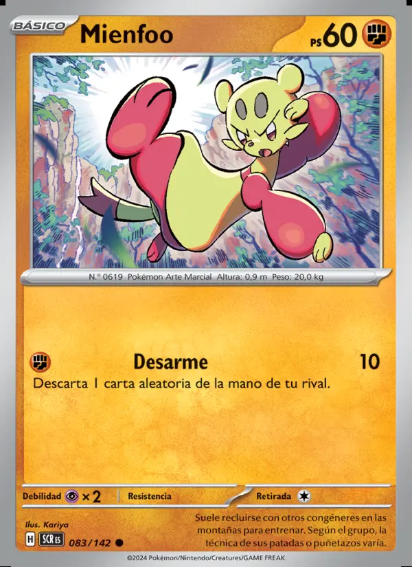 Image of the card Mienfoo