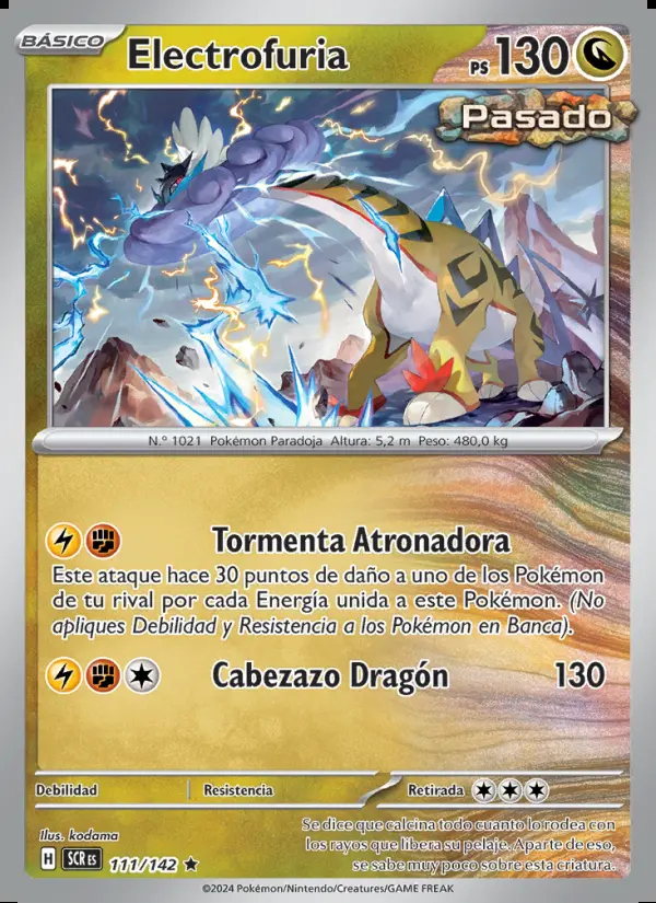 Image of the card Electrofuria