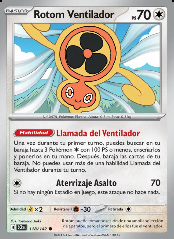 Image of the card Rotom Ventilador