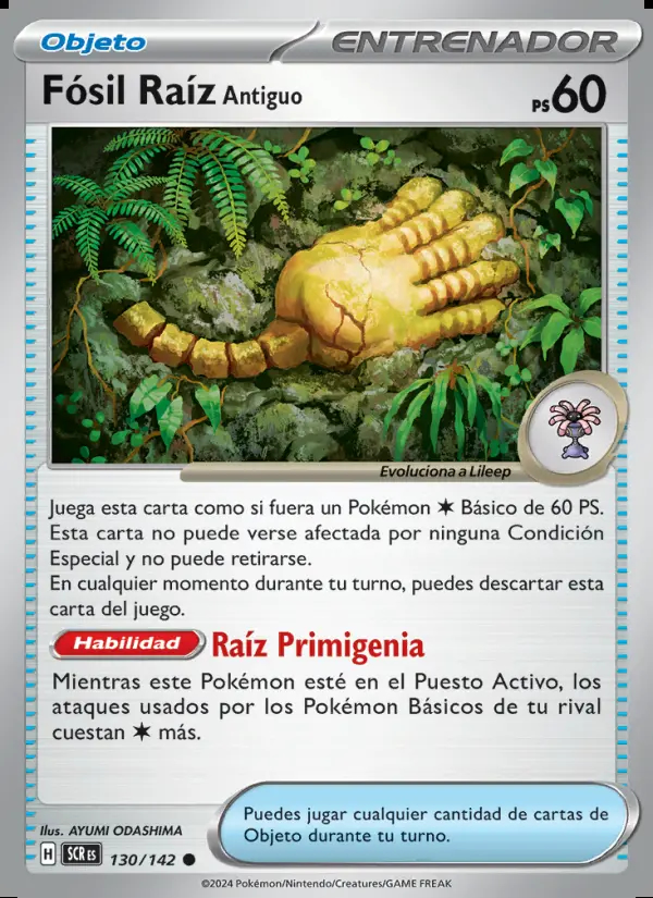 Image of the card Fósil Raíz Antiguo