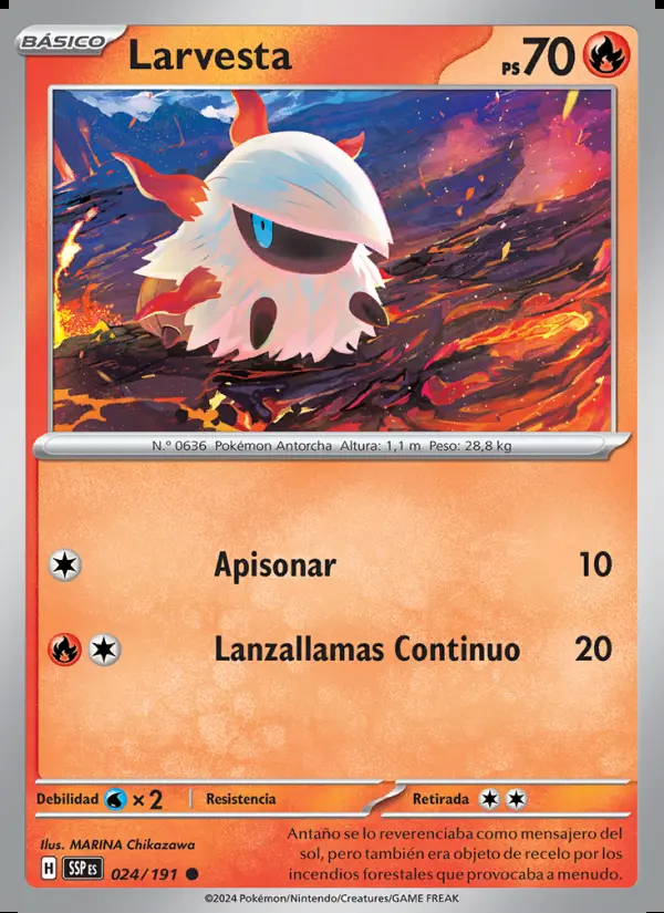 Image of the card Larvesta