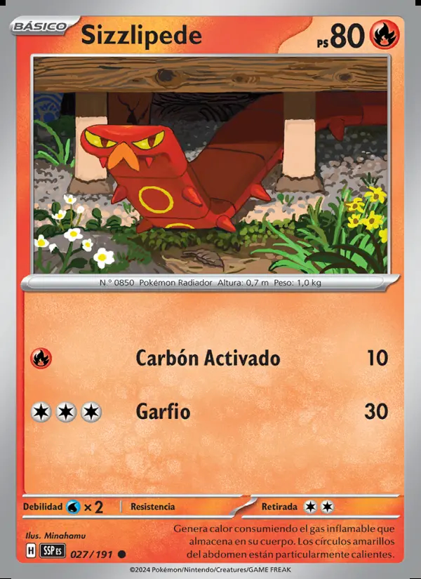 Image of the card Sizzlipede