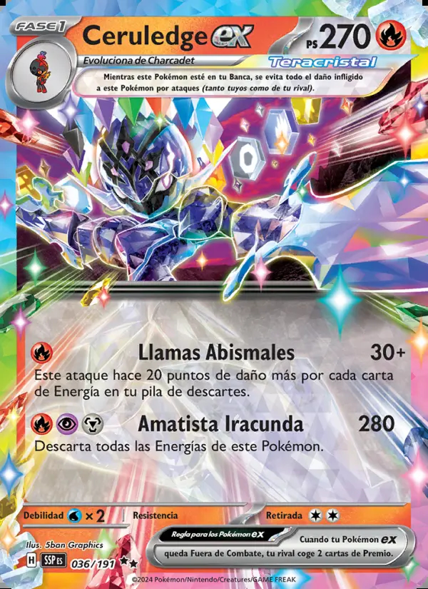 Image of the card Ceruledge ex