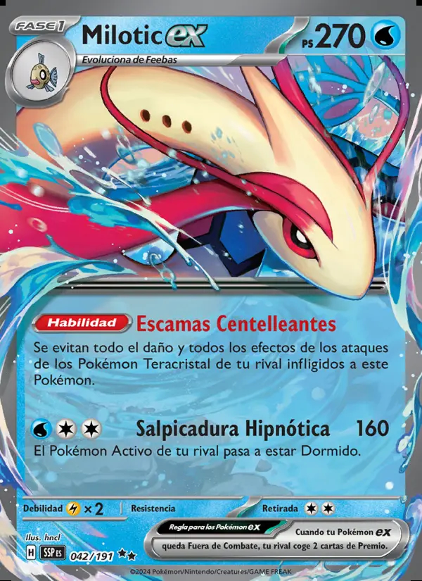 Image of the card Milotic ex