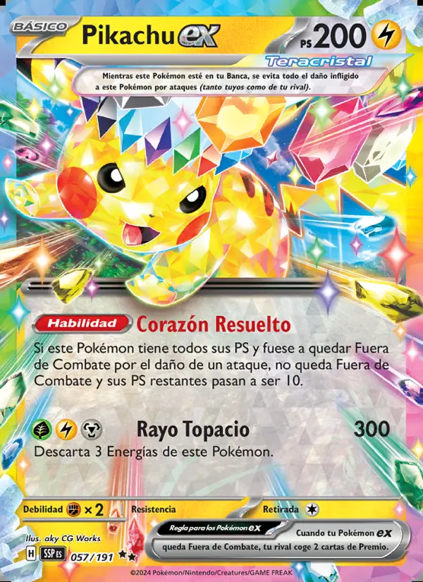 Image of the card Pikachu ex