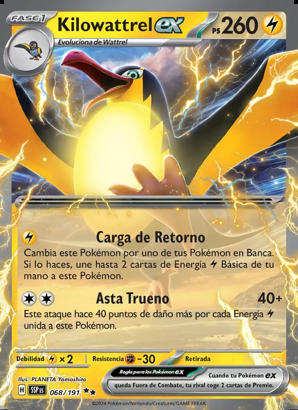 Image of the card Kilowattrel ex