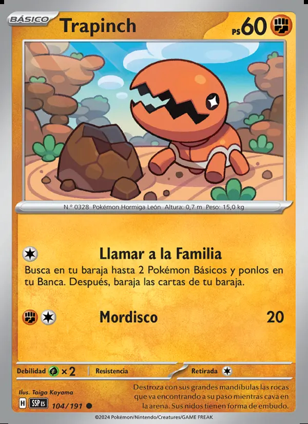 Image of the card Trapinch