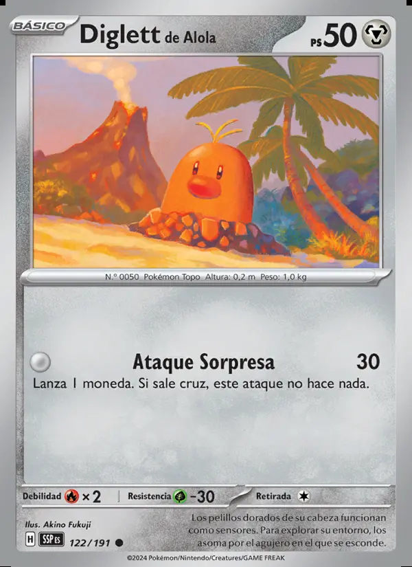 Image of the card Diglett de Alola