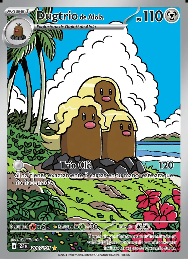 Image of the card Dugtrio de Alola