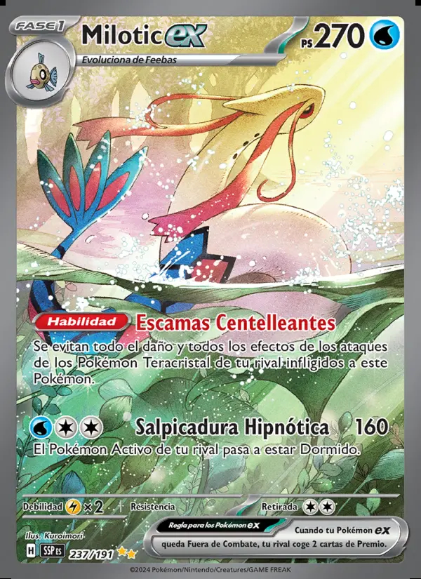 Image of the card Milotic ex