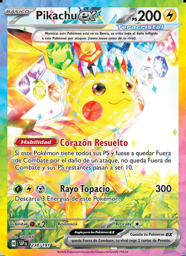 Image of the card Pikachu ex