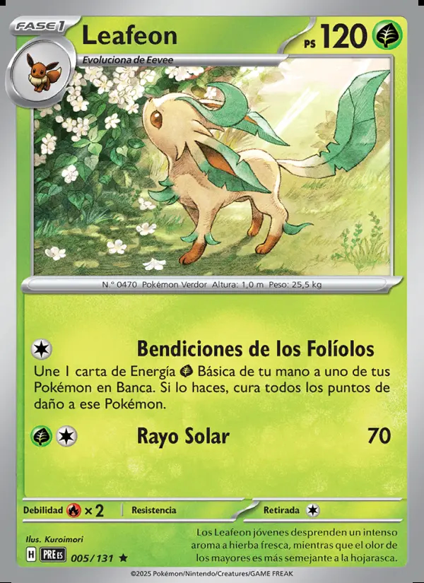 Image of the card Leafeon