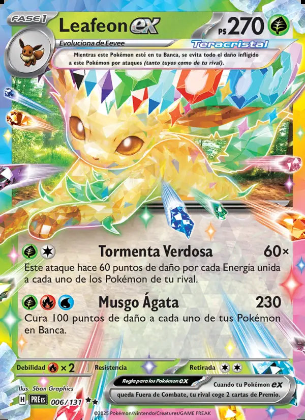 Image of the card Leafeon ex