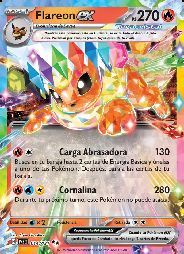 Image of the card Flareon ex