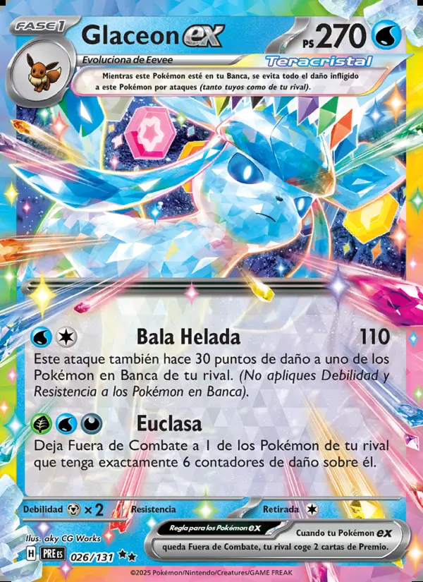 Image of the card Glaceon ex