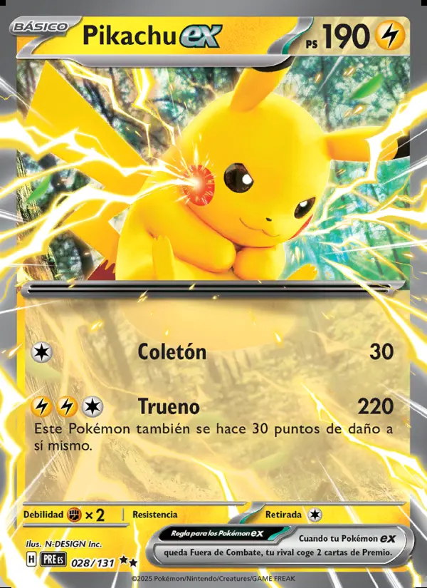 Image of the card Pikachu ex