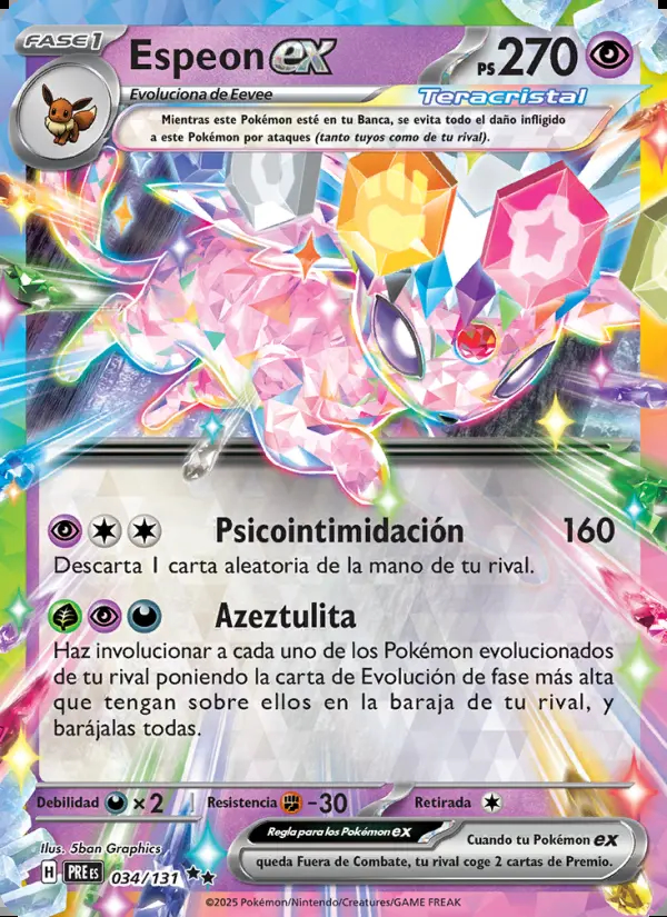 Image of the card Espeon ex