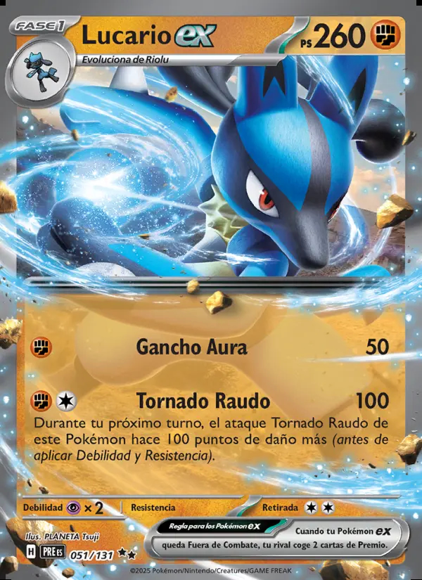 Image of the card Lucario ex