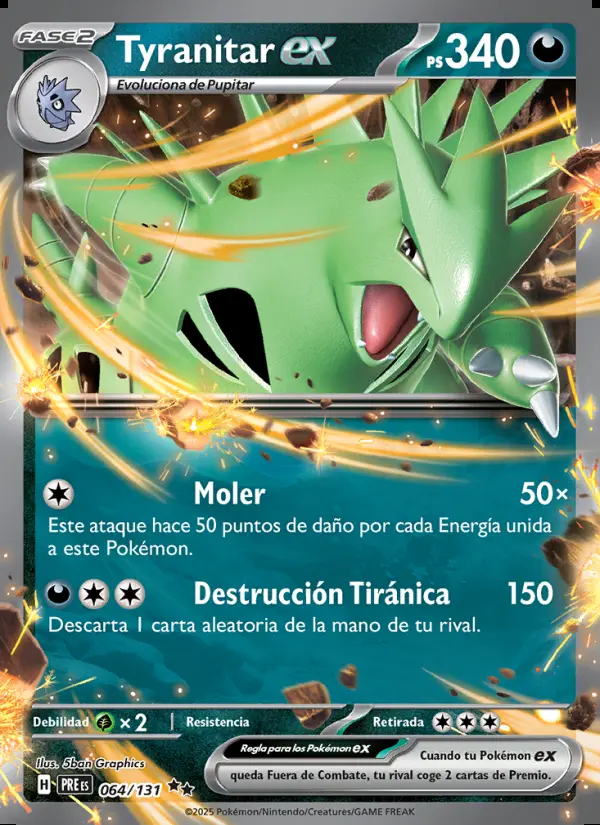 Image of the card Tyranitar ex