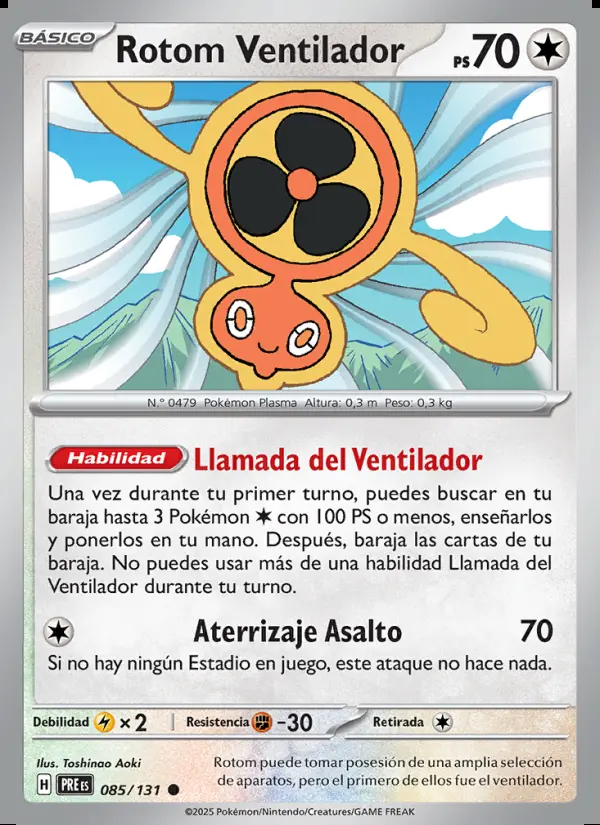 Image of the card Rotom Ventilador