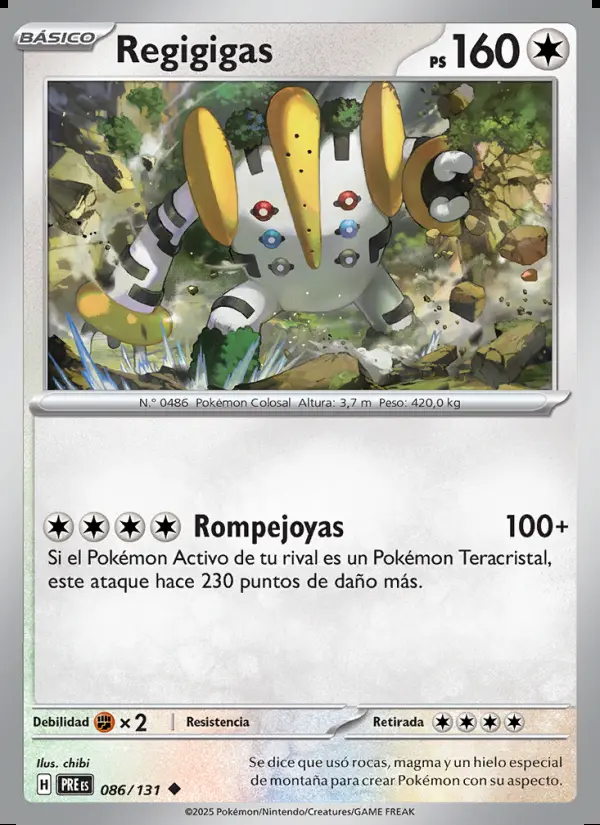 Image of the card Regigigas