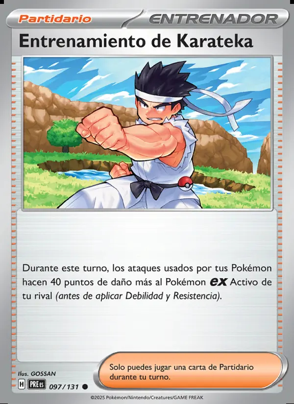 Image of the card Entrenamiento de Karateka