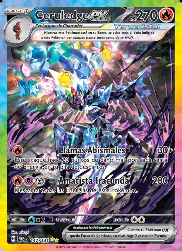 Image of the card Ceruledge ex