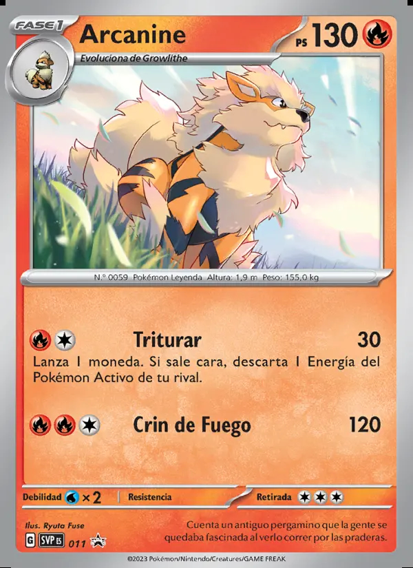 Image of the card Arcanine