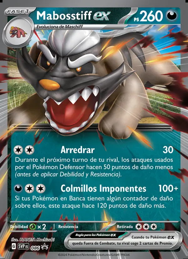 Image of the card Mabosstiff ex