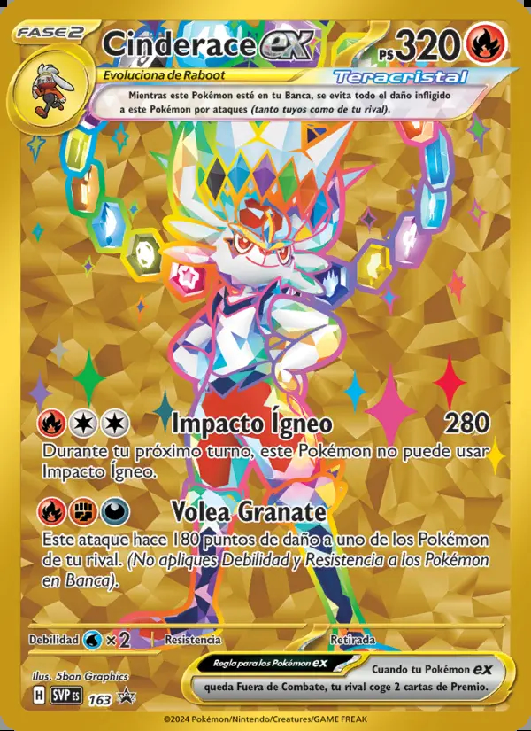 Image of the card Cinderace ex