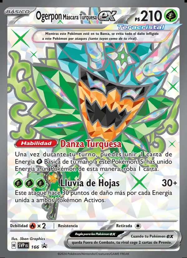 Image of the card Ogerpon Máscara Turquesa ex