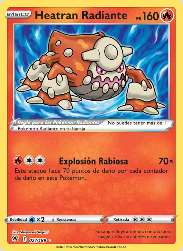 Image of the card Heatran Radiante