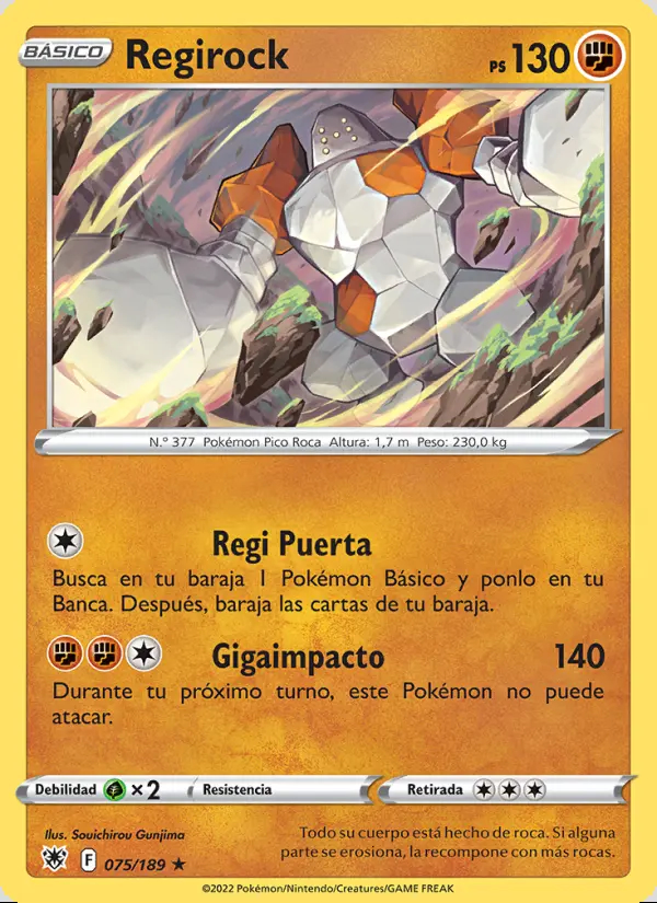 Image of the card Regirock