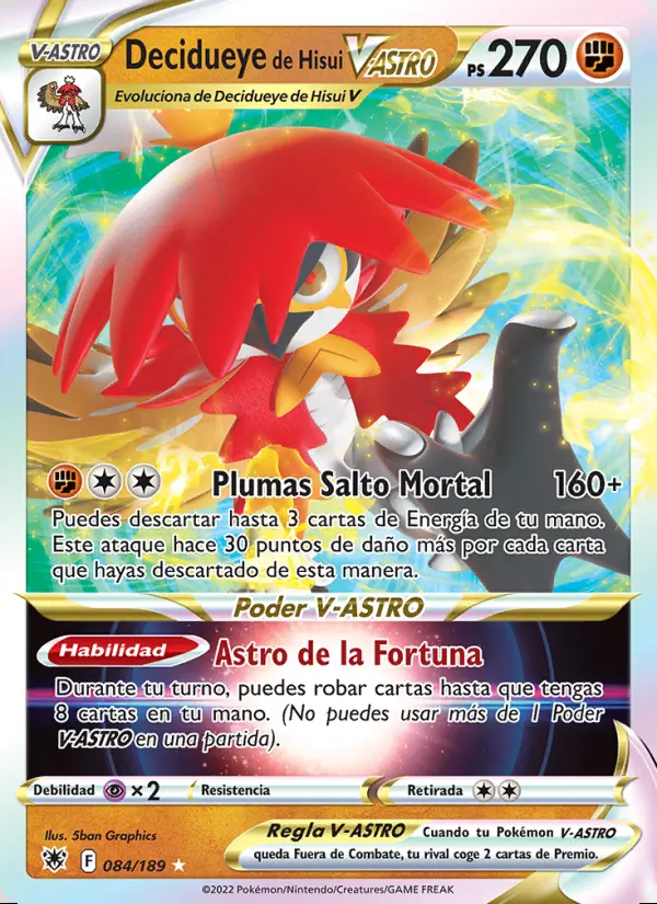 Image of the card Decidueye de Hisui V-ASTRO