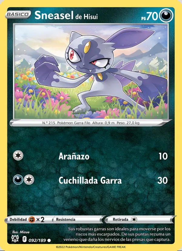 Image of the card Sneasel de Hisui