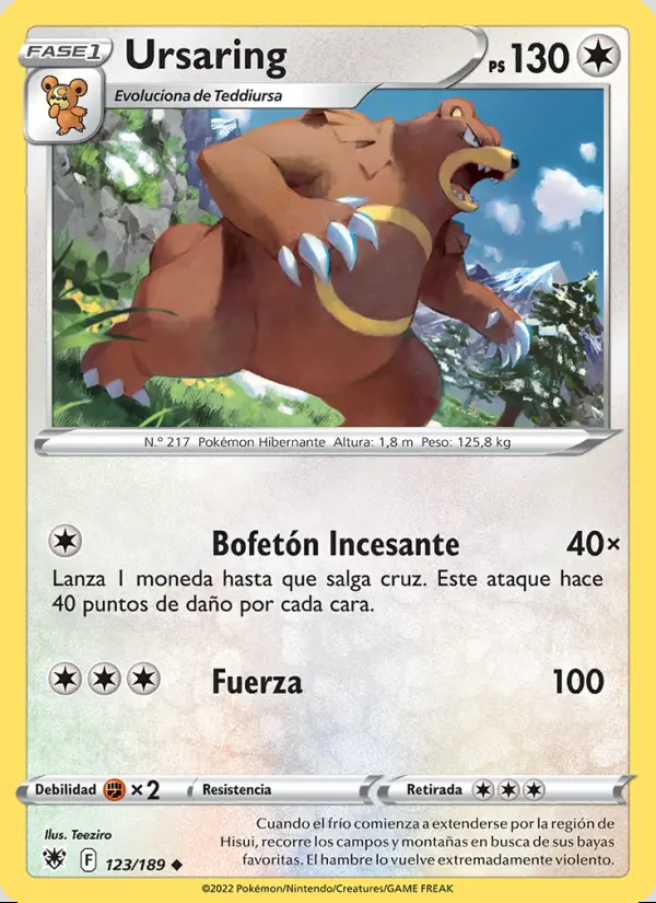 Image of the card Ursaring