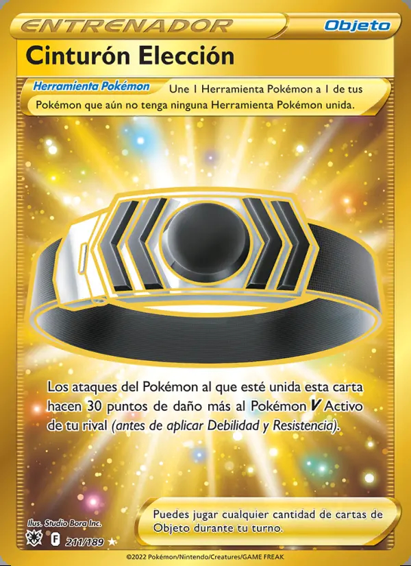 Image of the card Cinturón Elección