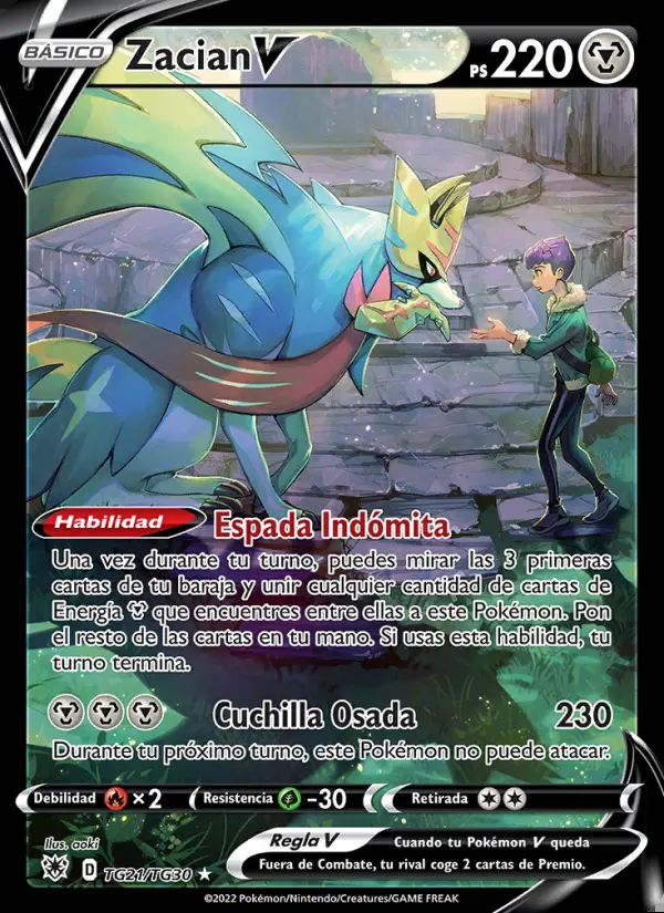 Image of the card Zacian V