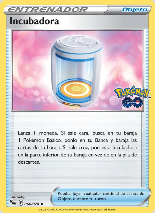 Image of the card Incubadora