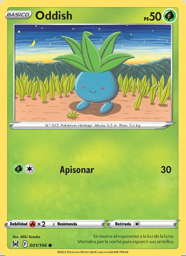 Image of the card Oddish